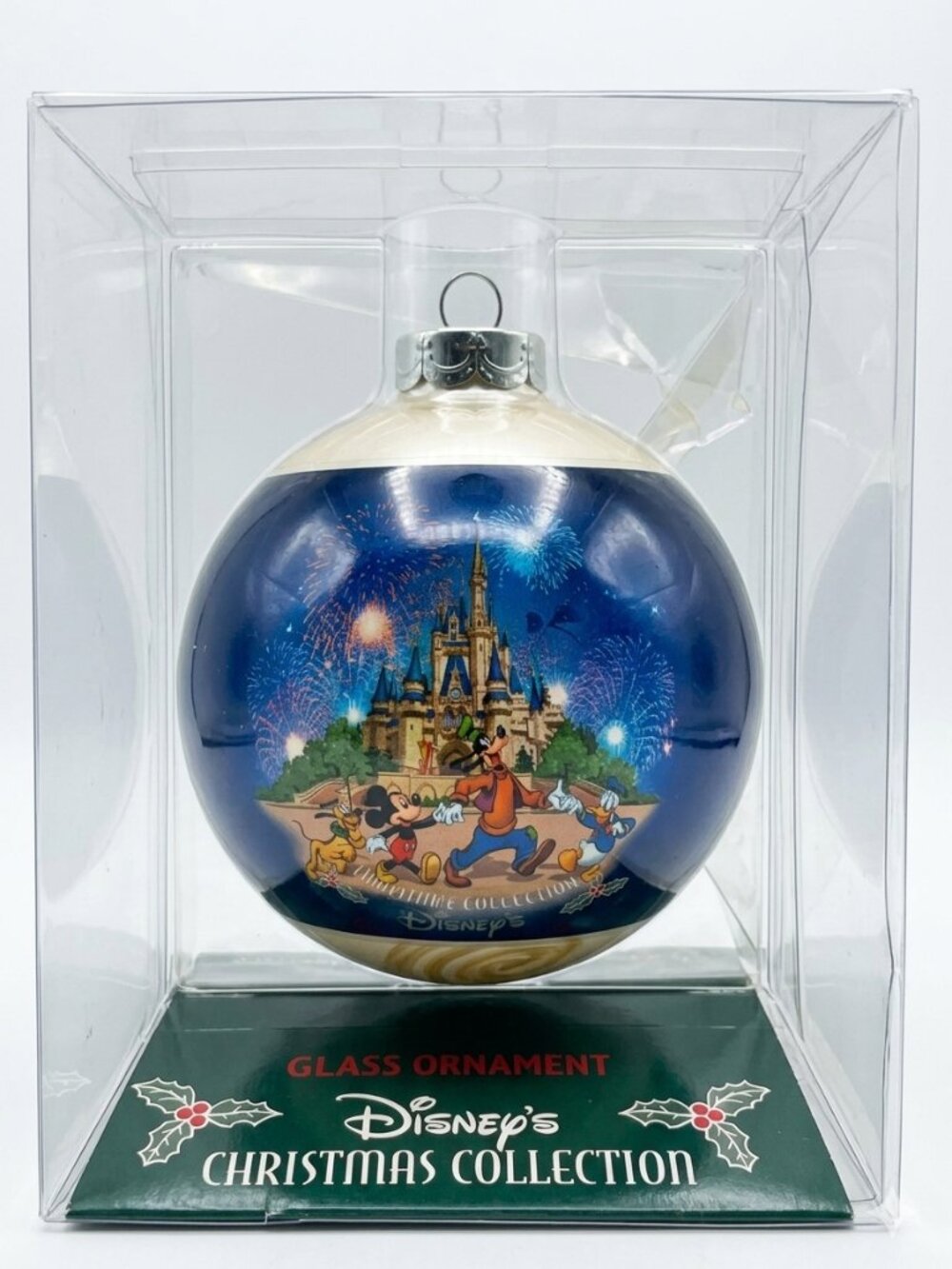 Disney 2001 Vintage Magic Kingdom Christmas Ornament WDW Castle Mickey & Friends